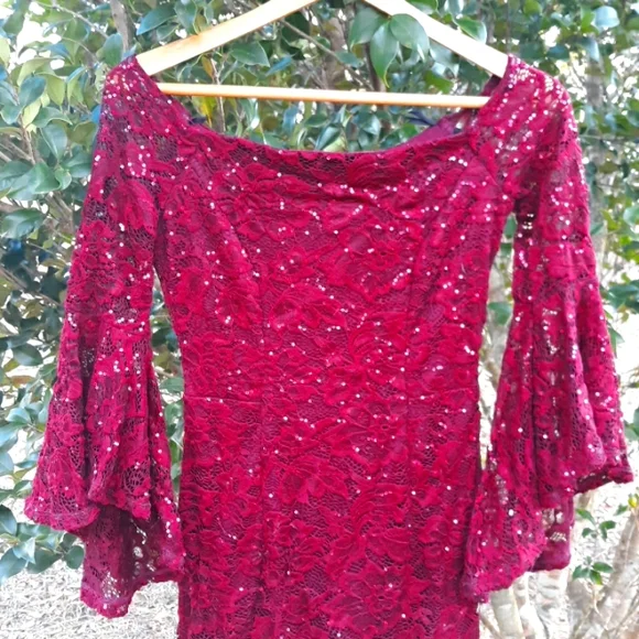 Red Sexy Lace Premier Amour Dress - Picture 8 of 8